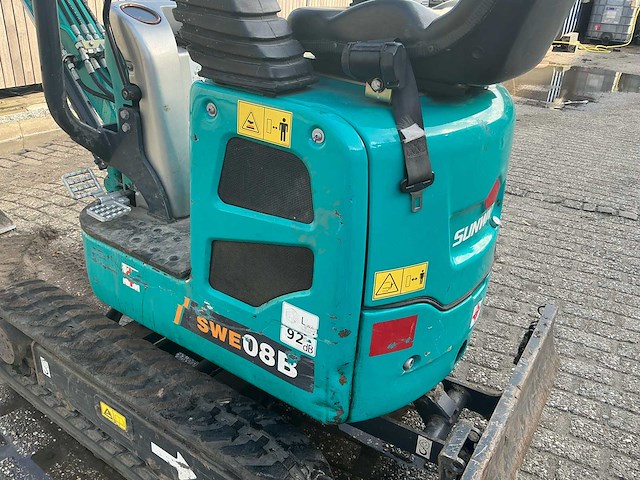 2022 sunward swe08b minigraafmachine - afbeelding 4 van  37