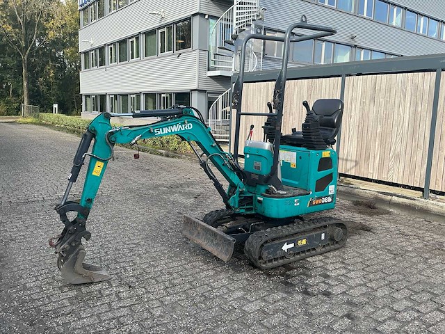 2022 sunward swe08b minigraafmachine - afbeelding 1 van  37