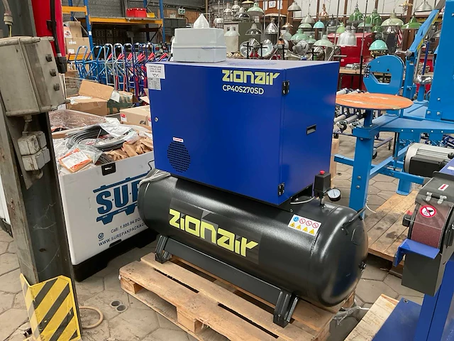 2022 zionair cp40s270sd luchtcompressor - afbeelding 1 van  9