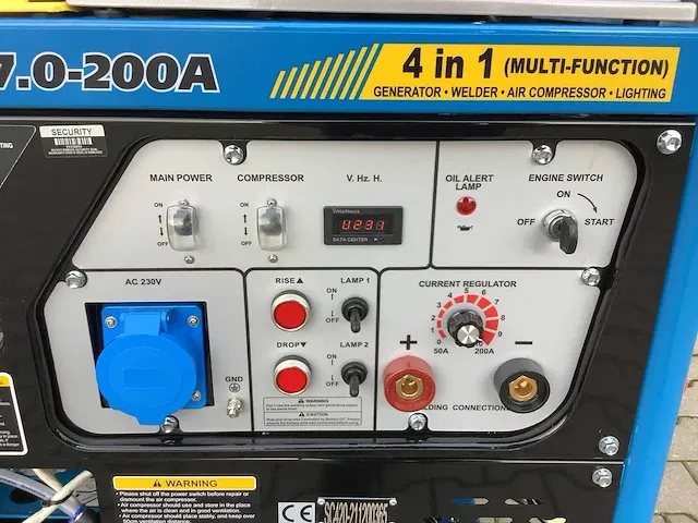 2023 - 4-in-1 mobiel werkstation (lastoestel+generator+compressor+lichtmast) - afbeelding 10 van  33