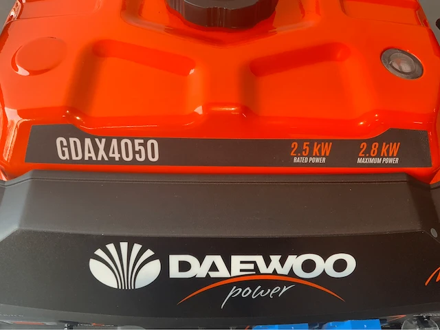 2023 - daewoo - gda2500is - stroomgenerator - afbeelding 8 van  9