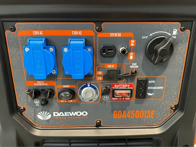 2023 - daewoo - gda4500is - stroomgenerator - afbeelding 2 van  12