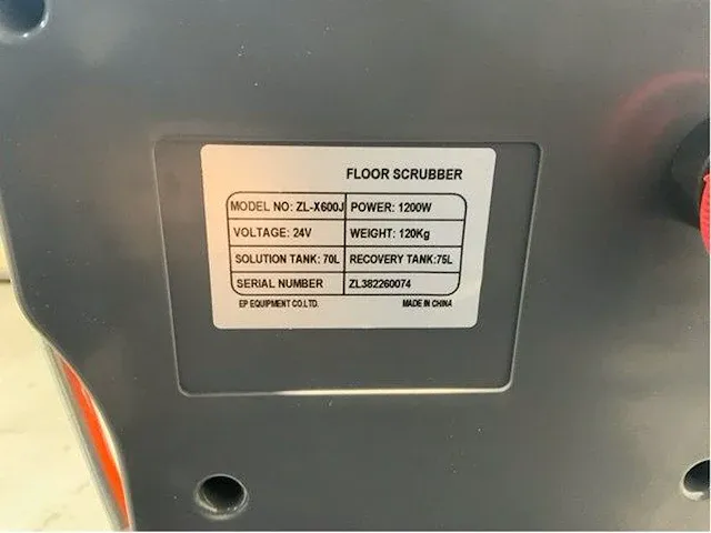 2023 - ep - zl-x600j - schrobmachine opzit - afbeelding 2 van  23
