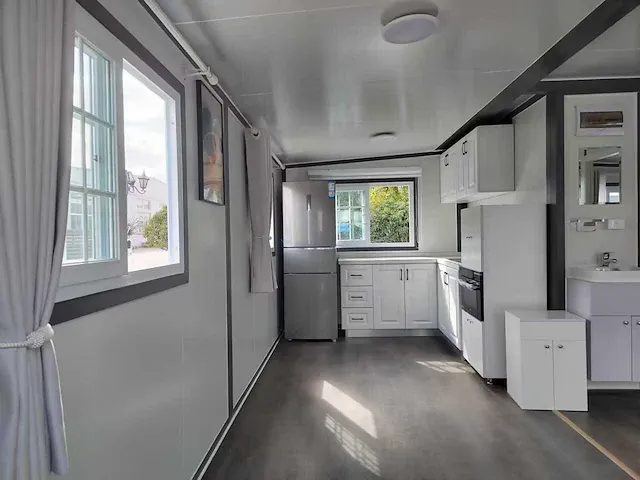2023 - greenfield - douche / toilet / keuken / 2 slaapkamers - tiny house / atelier / tuinkantoor / mantelzorg - afbeelding 4 van  43