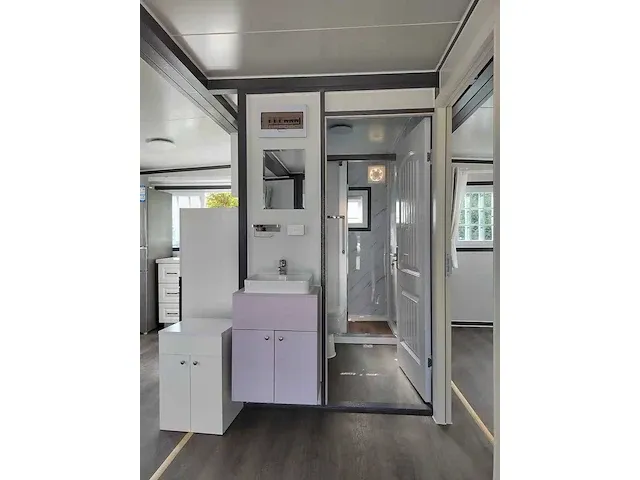 2023 - greenfield - douche / toilet / keuken / 2 slaapkamers - tiny house / atelier / tuinkantoor / mantelzorg - afbeelding 6 van  43
