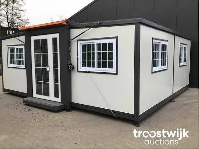 2023 - greenfield - douche / toilet / keuken / 2 slaapkamers - tiny house / atelier / tuinkantoor / mantelzorg - afbeelding 1 van  43