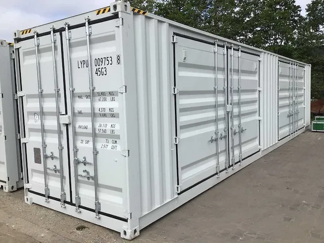 2023 - lypu - 40 ft hq met 2 sidedoors - opslag container - afbeelding 1 van  12