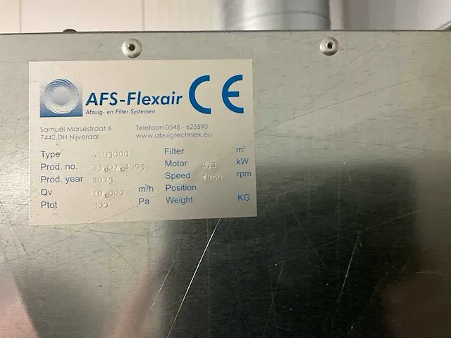 2023 afs-flexair awd3000 spuitcabine afzuigwand - afbeelding 6 van  10