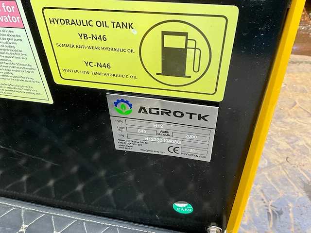 2023 agrotk h12 minigraafmachine - afbeelding 18 van  18
