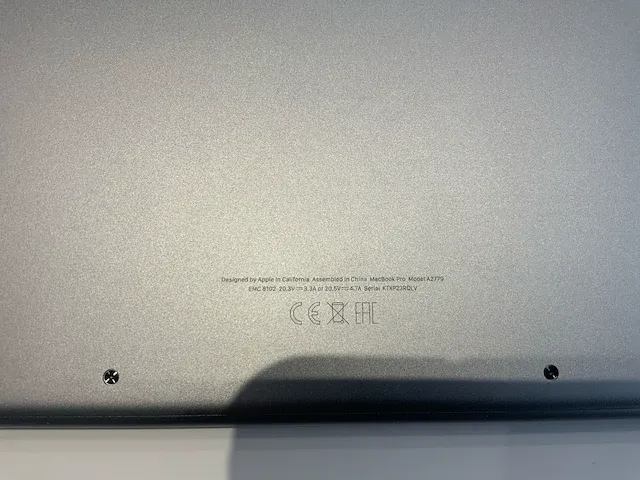 2023 apple macbook pro 14" a2779 laptop - afbeelding 7 van  7