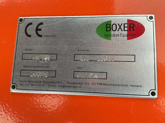 2023 boxer vm 150 straatveegmachine - afbeelding 7 van  7