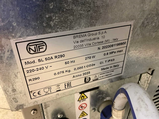 2023 brema sl 50 a ijsblokjesmachine - afbeelding 7 van  7