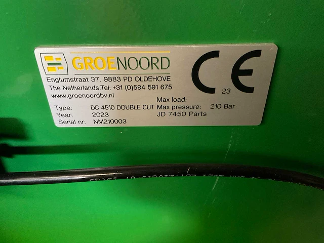 2023 cann double cut 4510 maaidorser-hennep-invoerset - afbeelding 6 van  9