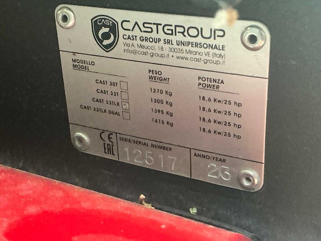 2023 cast 33tlx wiellader telelader - afbeelding 31 van  43