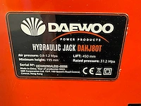 2023 daewoo dahj 80t hydrolic garagekrik - afbeelding 14 van  15