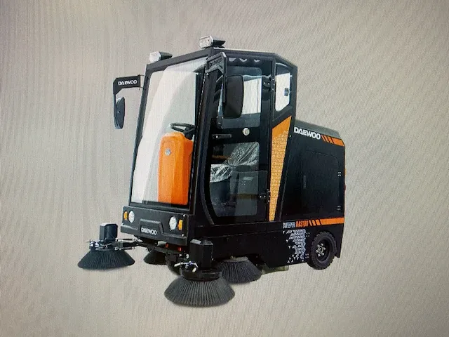 2023 daewoo das100 veegmachine met cabine - afbeelding 31 van  40