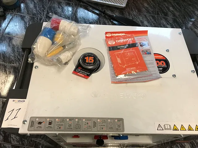 2023 daewoo ddae10500dse-3g noodstroomaggregaat - afbeelding 5 van  10
