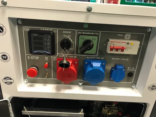 2023 daewoo ddae10500dse-3g noodstroomaggregaat - afbeelding 8 van  10