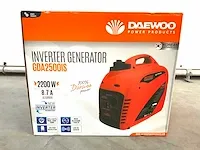 2023 daewoo gda2500is inverter generator - afbeelding 9 van  10