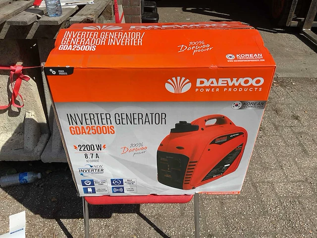 2023 daewoo gda2500is stroomgenerator - afbeelding 4 van  4