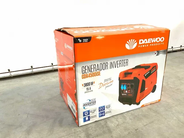 2023 daewoo gda4500ise inverter generator - afbeelding 11 van  11