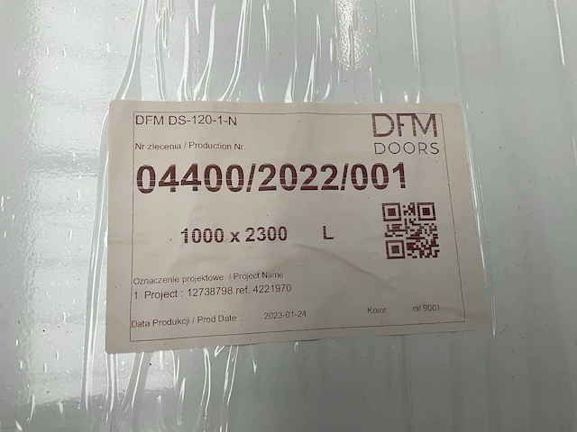 2023 dfm ds-120-1-n brandwerende deur - afbeelding 4 van  5