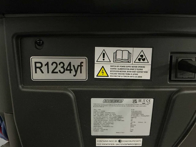 2023 ecotechnics eck1900 pro airco test- en vulapparatuur - afbeelding 8 van  8