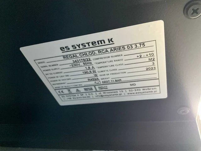 2023 es system winkelkoeling met koelunit (2x) - afbeelding 6 van  19