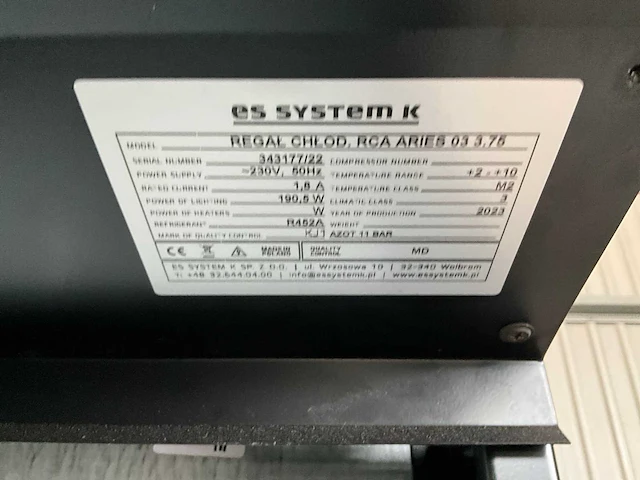 2023 es system winkelkoeling met koelunit (2x) - afbeelding 8 van  19