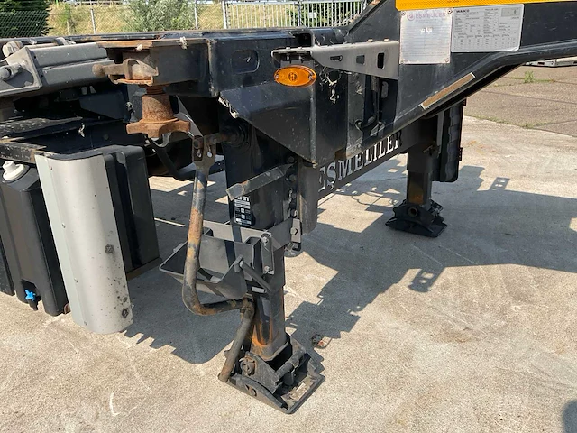 2023 esmeliler asd te08 uitschuifbare container chassis oplegger - afbeelding 11 van  28