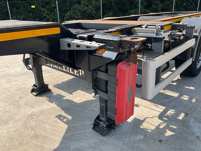 2023 esmeliler asd te08 uitschuifbare container chassis oplegger - afbeelding 16 van  28
