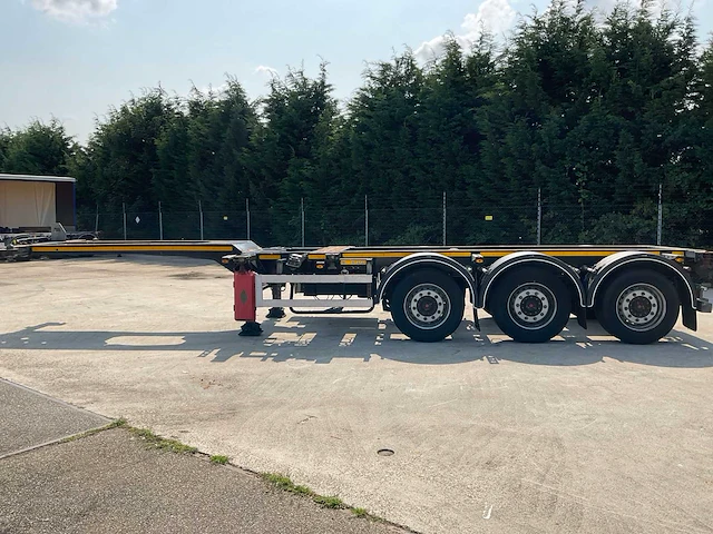 2023 esmeliler asd te08 uitschuifbare container chassis oplegger - afbeelding 24 van  28