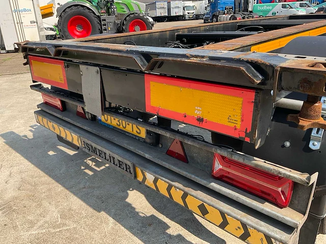 2023 esmeliler asd te08 uitschuifbare container chassis oplegger - afbeelding 27 van  28
