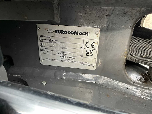 2023 eurocomach 25zt minigraafmachine - afbeelding 24 van  30