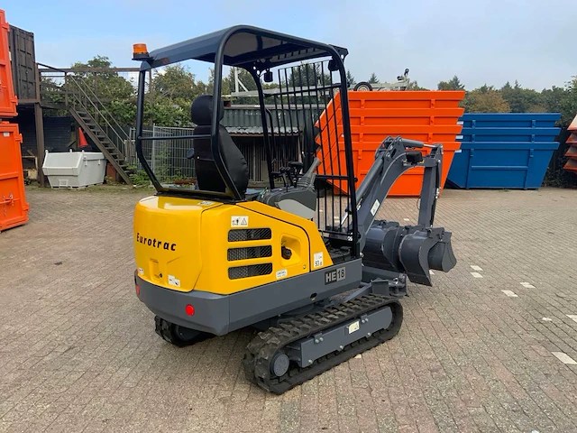 2023 eurotrac he18 minigraafmachine - afbeelding 6 van  23