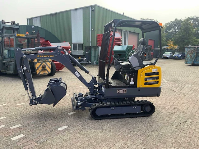 2023 eurotrac he18 minigraafmachine - afbeelding 8 van  23