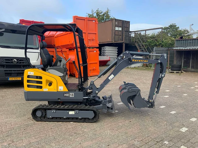2023 eurotrac he18 minigraafmachine - afbeelding 19 van  23