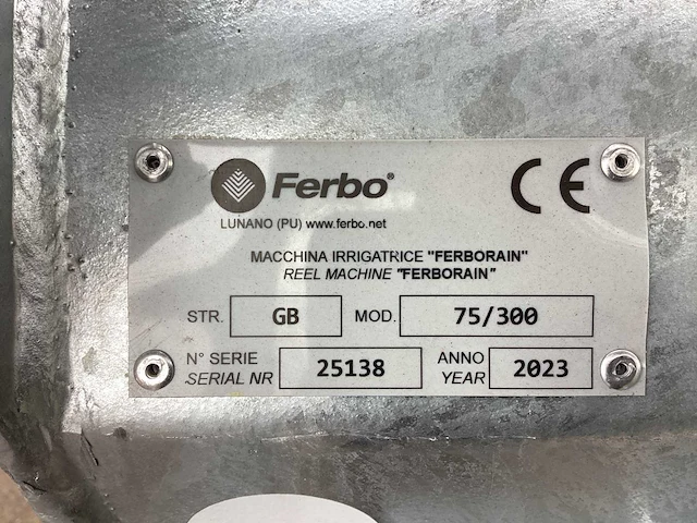 2023 ferbo gb 75/300 beregeningshaspel - afbeelding 9 van  9