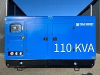 2023 field energy fe110-6 noodstroomaggregaat 110 kva / 6 cilinder diesel - afbeelding 1 van  23