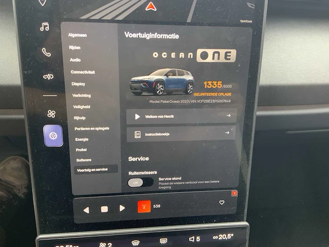 2023 fisker ocean personenauto - afbeelding 24 van  38