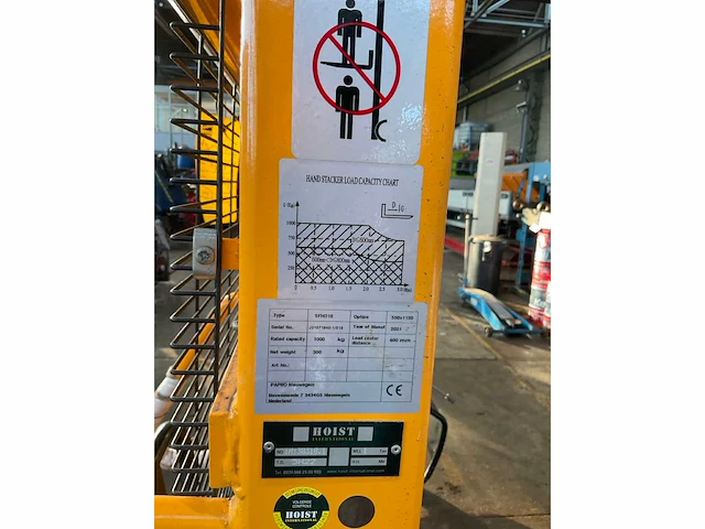 2023 hoist jn:38318.1 handstapelaar - afbeelding 7 van  9
