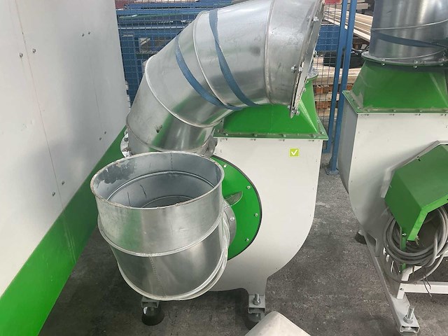 2023 holzing rla 500 viber power stationair afzuigsysteem 21750m³/h - afbeelding 7 van  19