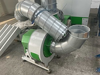2023 holzing rla 500 viber power stationair afzuigsysteem 21750m³/h - afbeelding 2 van  19