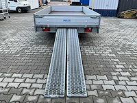 2023 hulco medax 2 - 3.0t hdkkv plateau aanhangwagen met oprijplaten - afbeelding 6 van  19