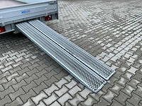 2023 hulco medax 2 - 3.0t hdkkv plateau aanhangwagen met oprijplaten - afbeelding 7 van  19
