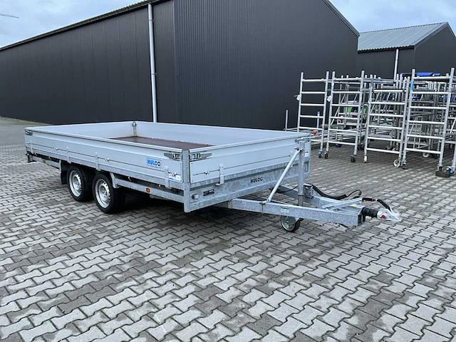 2023 hulco medax 2 - 3.0t hdkkv plateau aanhangwagen met oprijplaten - afbeelding 12 van  19