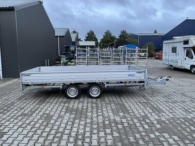 2023 hulco medax 2 - 3.0t hdkkv plateau aanhangwagen met oprijplaten - afbeelding 13 van  19