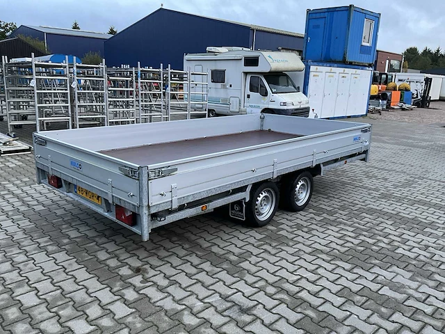 2023 hulco medax 2 - 3.0t hdkkv plateau aanhangwagen met oprijplaten - afbeelding 14 van  19