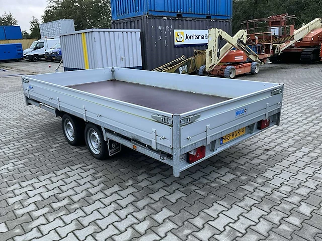 2023 hulco medax 2 - 3.0t hdkkv plateau aanhangwagen met oprijplaten - afbeelding 17 van  19