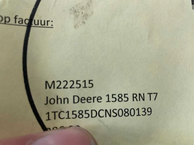 2023 john deere 1585 terraincut zitmaaier - afbeelding 14 van  21